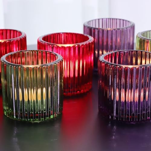 VOHO 3 Color Votive Candle Holders for Easter Halloween Thanksgiving Decor by VOHO