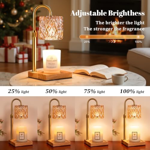 Candle Warmer Lamp with Timer,Wax Melt Warmer Housewarming Gifts for Women - Image 2