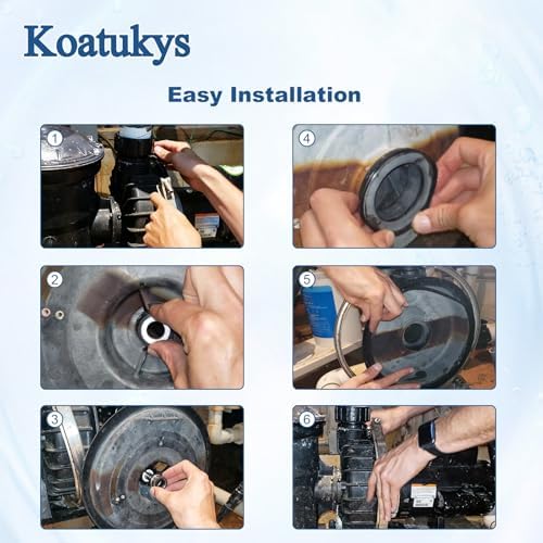 PS-200 Rebuild Kit Fit for GO-KIT5 Pentair Challenger Pool Pump | Replaces Pentair Pac-Fab Sta-Rite Challenger Pool Pump, Includes PS-200 Shaft Seal and 5 O Rings, Heavy-Duty Rubber