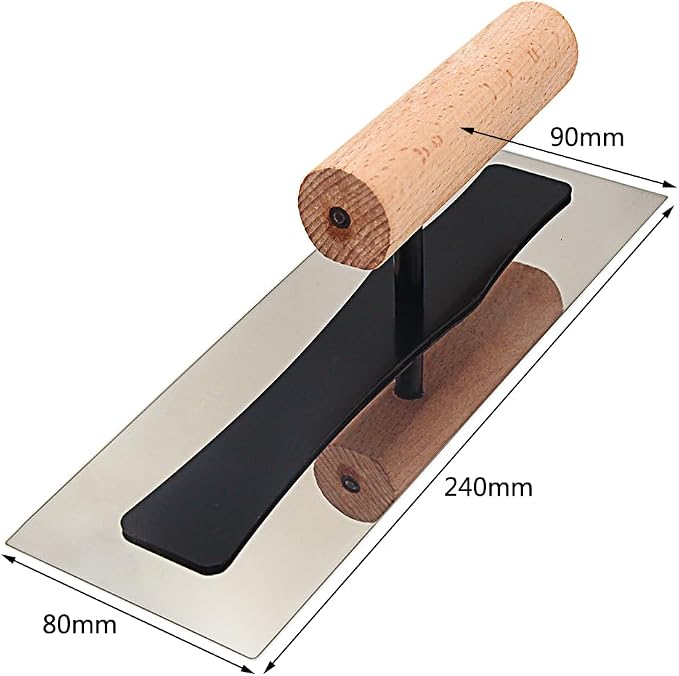 Japanese Venetian Plaster Finishing Trowel Set 4 PC Stainless Steel Art Paint Plastering Hand Tools
