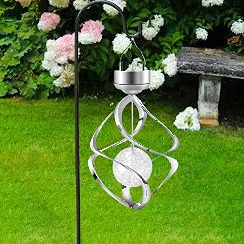 Solar Lights Outdoor Wind Chimes LED Colour Changing Hanging Light | Yard Decor,Garden Patio Balcony Lawn,Design Decoration,Birthday Gifts for Women Mom Grandma