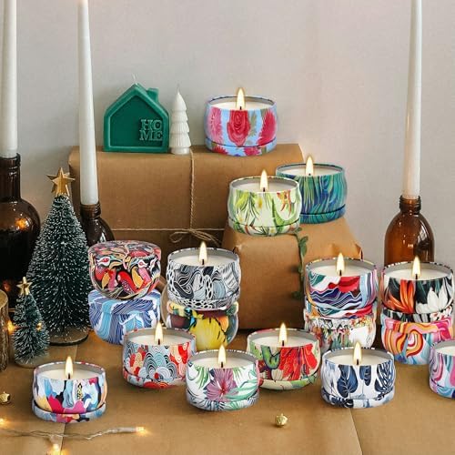 WPONSZU Set 36Pack Scented Candles,Candvent Calendar 2025,Gifts Soy Wax Travel Tin Jar Candles for Home 2.5 OZ jar Candles for Mom for Christmas, Birthday, Thanksgiving, Mother's Day - Image 6