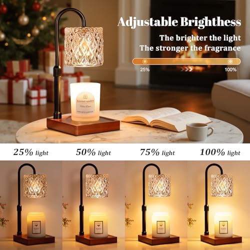 Candle Warmer Lamp with Timer,Wax Melt Warmer Housewarming Gifts for Women - Image 2