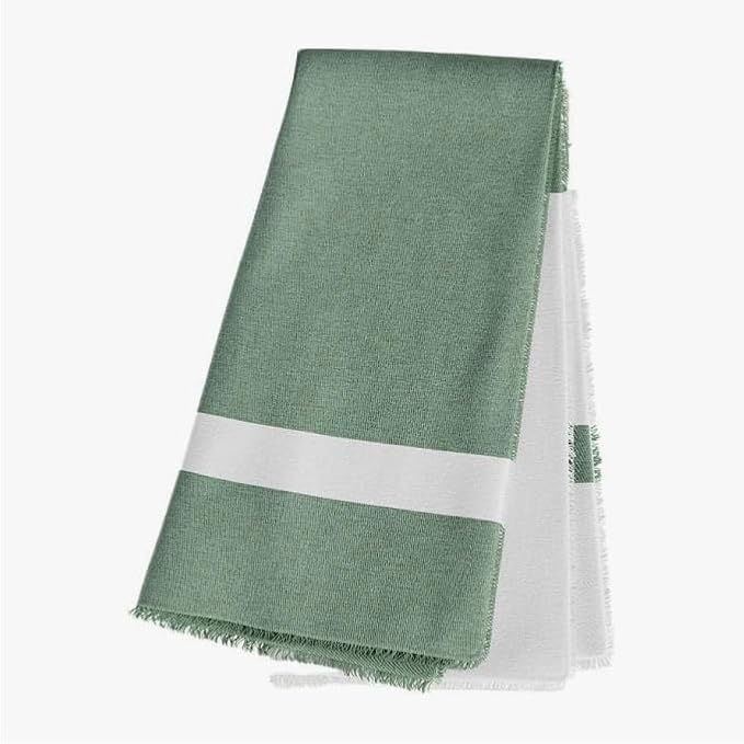 Outer Insect-Repellent Throw Blanket with Bug Shield Technology,Lightweight Outdoor Blanket for Backyard,Camping,Picnic and Beach,Forest Green Colorblock,50" W x 60"
