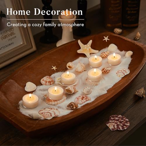 Unscented Soy Tea Lights Candles 200 Pack Bulk,4 Hour Clean Burn Tea Candle - Image 7