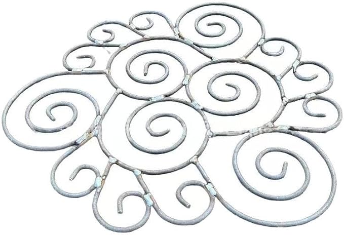 Metal Plant Support Ring for Garden, 2026 Peony Cages and Supports, Decorative Flower Support Frame Grow Through Rings Peony Flower Hoop for Upright Growth and Protection (Silvery 2pcs S-10.83in)