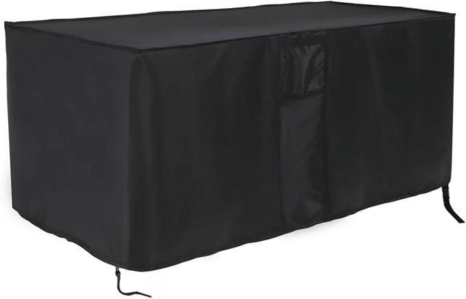 Outdoor Storage Box Cover for Keter XXL 230 Gallon Plastic Deck Storage Container Box,Waterproof Patio Storage Box Covers - 58 x 33 x 34 Inch