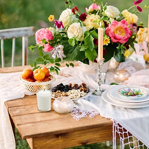 15 Hours White Votive Candles for Weddings Parties Spa Birthdays and Baby Shower, Set of 20 Unscented Bulk Candles for Restaurants and Home Decoration - Image 3