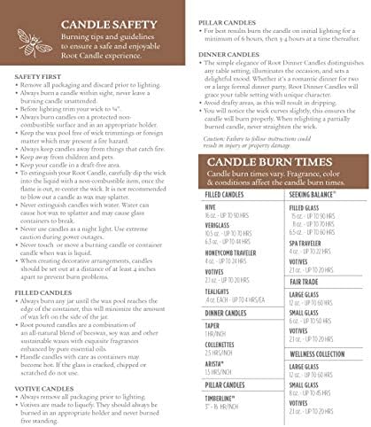 Root Candles Unscented Pillar Candles Beeswax Enhanced Textured Timberline™ Pillar Candle, 3 x 3-Inch, Dark Olive - Image 6