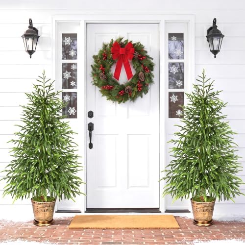 BLEUM CADE 4FT Small Norfolk Pine Tree with Pot, Christmas Tree - Image 5