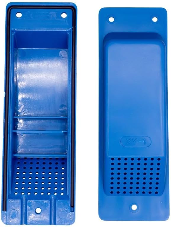 Mytee Products Shipping Container Air Vent - Cross Flow Ventilation for Shipping Container - ABS Plastic Air Vent with Rubber Seal & Water Protection - Shipping Containers Accessories (Blue)