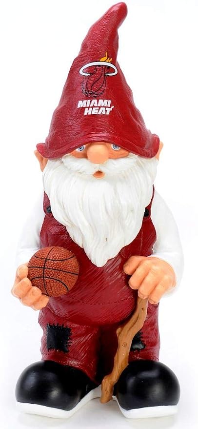 FOCO Unisex-Adult NBA Team Logo Outdoor Garden Gnomes