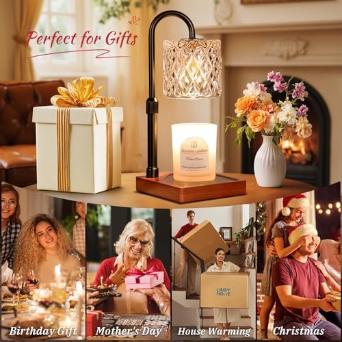 Candle Warmer Lamp with Timer,Wax Melt Warmer Housewarming Gifts for Women - Image 6