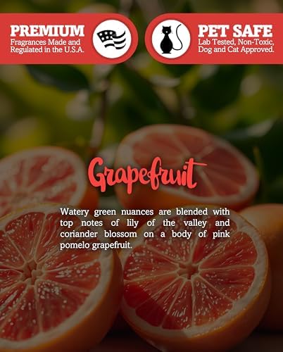 Grapefruit Soy Votive Candles - Scented with Essential & Natural Oils - 6 Pink Natural Votive Candle Refills - Fruit & Berry Collection - Image 5