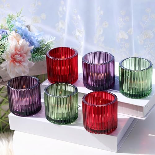 VOHO 3 Color Votive Candle Holders for Easter Halloween Thanksgiving Decor - Image 5