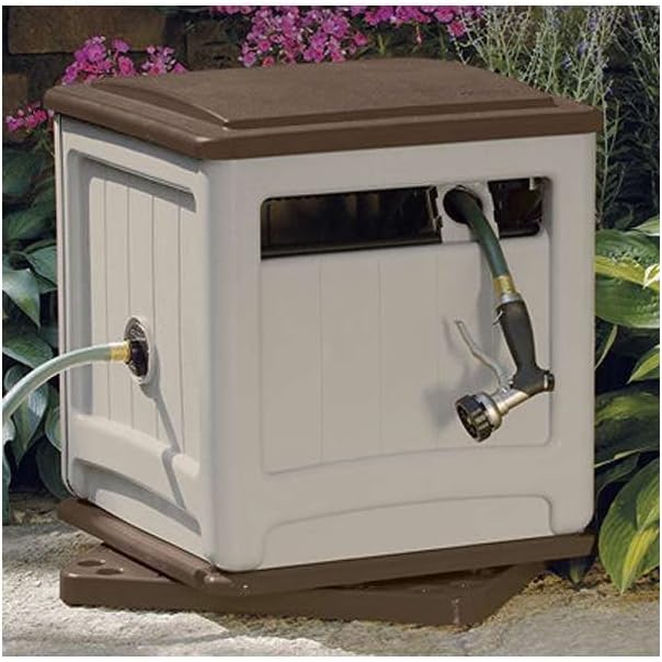 Suncast 3 Pack Garden Hose Storage Reel, Automatic Winding, 225 Ft Swivel Smart Trak Hose Hideaway