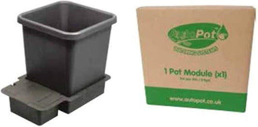 AutoPot 1Pot Systems (3.9 Gallon Plastic Pots) (*Includes AIRBASES & AIRDOMES) Self-Watering, Gravity-Fed Hydroponic Systems (1Pot - 3.9 Gallon - No Tank)