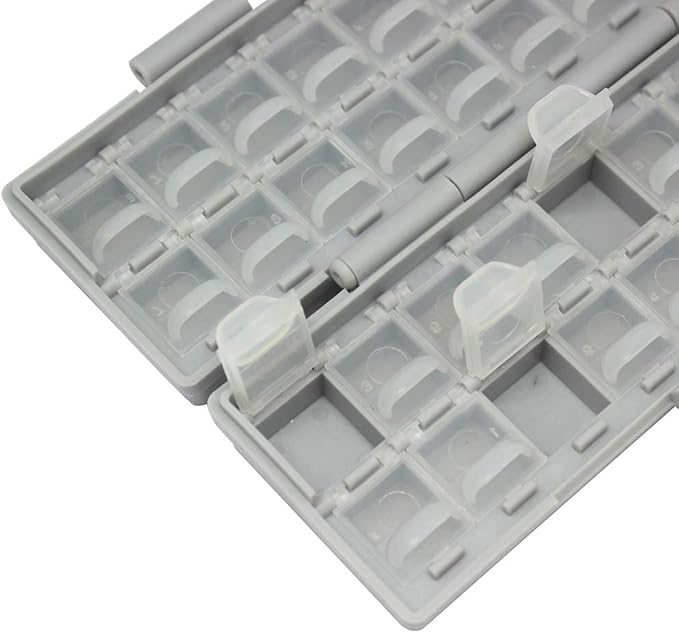 AideTek BOXALL40 40 Compartments w/lids Enclosure surface mount components assorted resistor capacitor
