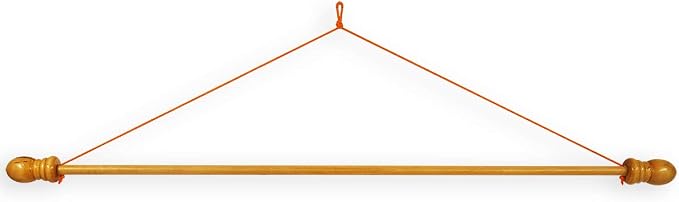Wooden Dowel Hanger Kit Flag Pole for American Banner Stand Tapestry Quilt Rod Home Decor Gift Wall Mount Garden Holder Indoor Standard Wood Flagpole Hardware Independence Day Decoration Accessories