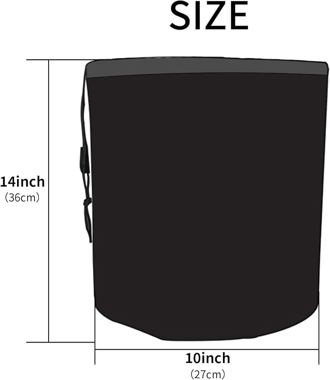 Trimmer Cover Waterproof 600D Oxford Fabric fits Most Echo, STIHL, Husqvarna and Others Alike String Trimmers (1 Pack Black)