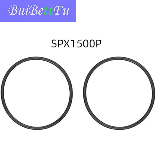 SPX1500P Pool Pump Lid Strainer Cover O-Ring for Select Hayward Pumps Fits Power-flo 1500, LX, 1700 Series (2/Pack), Black
