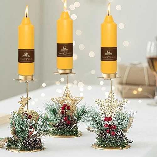 Beeswax Taper Candles 5 inch Natural Beeswax Taper Candlesticks 4 PCS Short Candle Smokeless Tapered Candle for Dinner Party Decoration Gift - 8 Hour Burn Time - Image 5