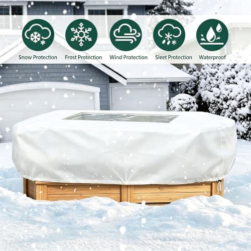 Plant Covers Freeze Protection with Clear Window for Raised Garden Beds - Image 7
