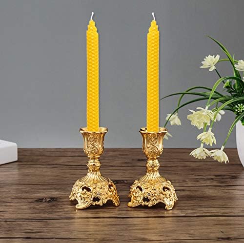 Set of 14 Beeswax Handmade Taper Candles, 9 Inch Smokeless Dripless Wax Candles, Beeswax Candle for Home Gift Ideas, Long Candle Sticks for Wedding,Dinner - Image 4
