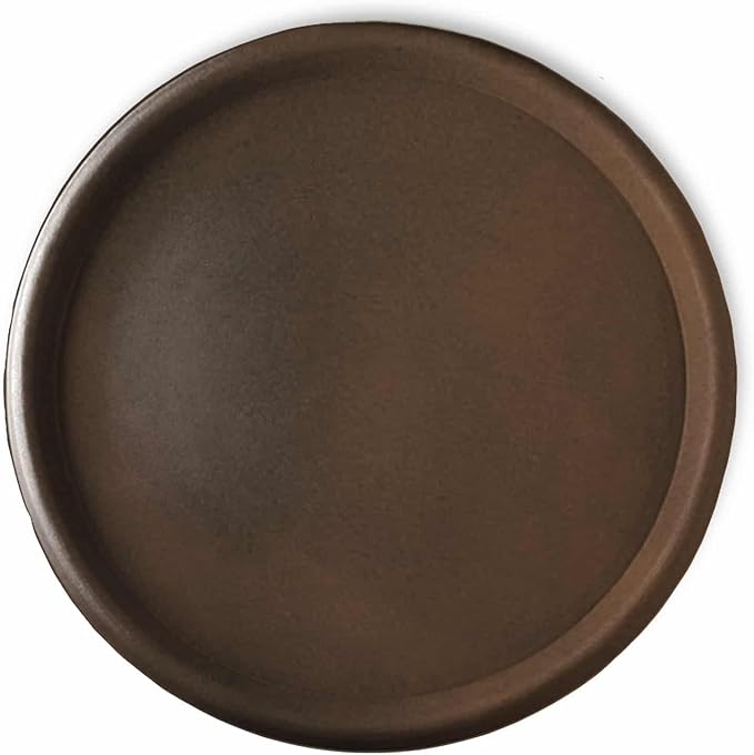 Crescent Garden Universal Round Planter Saucer, Heavy Duty Drainage Dish for Large Plant Pots, Large Plant Dishes Saucer, Indoor & Outdoor Plant Tray - Cloud White (19.75" Inner, 22' Outer Diameter)