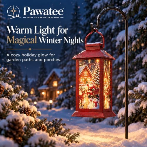 Christmas Solar Lanterns Outdoor Waterproof, Hanging Lights Garden Decor - Image 3