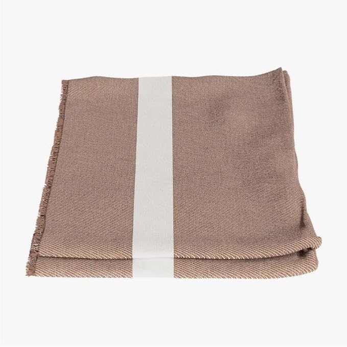Outer Insect-Repellent Throw Blanket with Bug Shield Technology,Lightweight Outdoor Blanket for Backyard,Camping,Picnic and Beach,Sierra Orange Colorblock,50" W x 60" (Pack of 2)