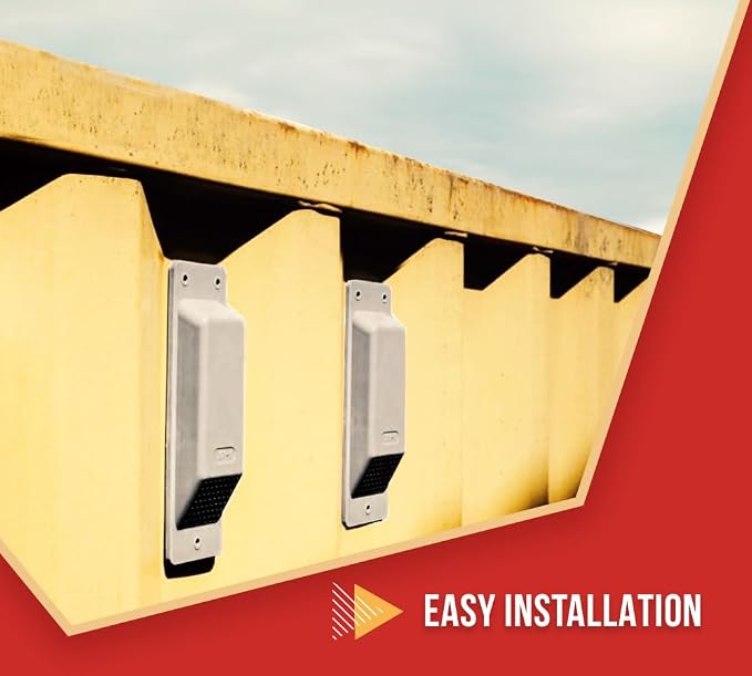 Shipping Container Air Vent, Cross Flow Ventilation - Light Grey
