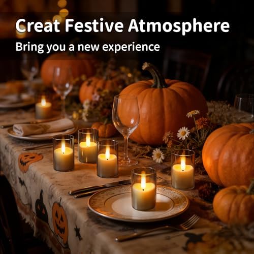 Rechargeable Flameless Candles with Timer Remote - Image 6