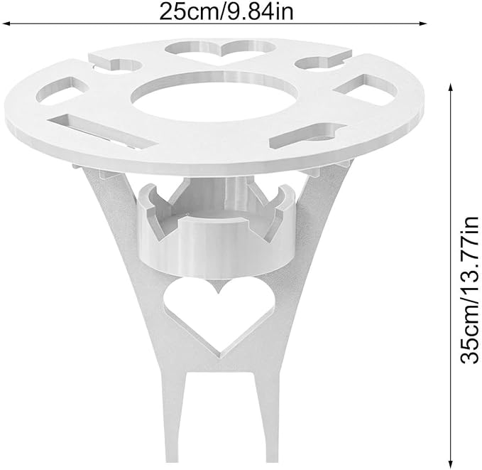 Foldable Wine Table Outdoor, Portable Mini Wooden Picnic Table Wine Glass Holder for Beach BBQ Camping Yard Lawn Party