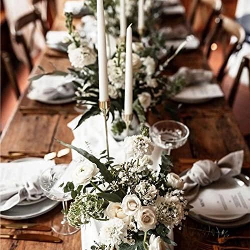 6Pcs Lemon Gold Candlestick Holders, Tall Taper Candelabra Stands fits 3/4 inch Thick Pillar Candle Stick, Elegant Decor Set for Table Centerpiece, Floor, Fireplace as Date, Festival, Fitting. - Image 5