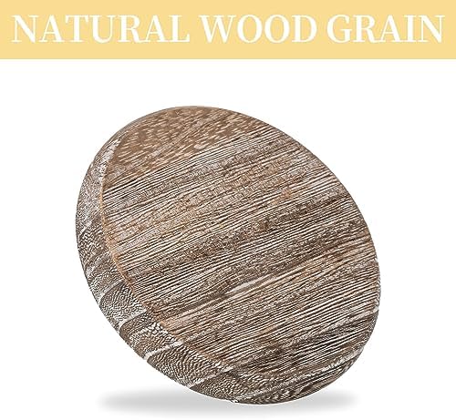 Romadedi Whitewashed Wood Candle Holder Tray, Pack of 2 - Image 6