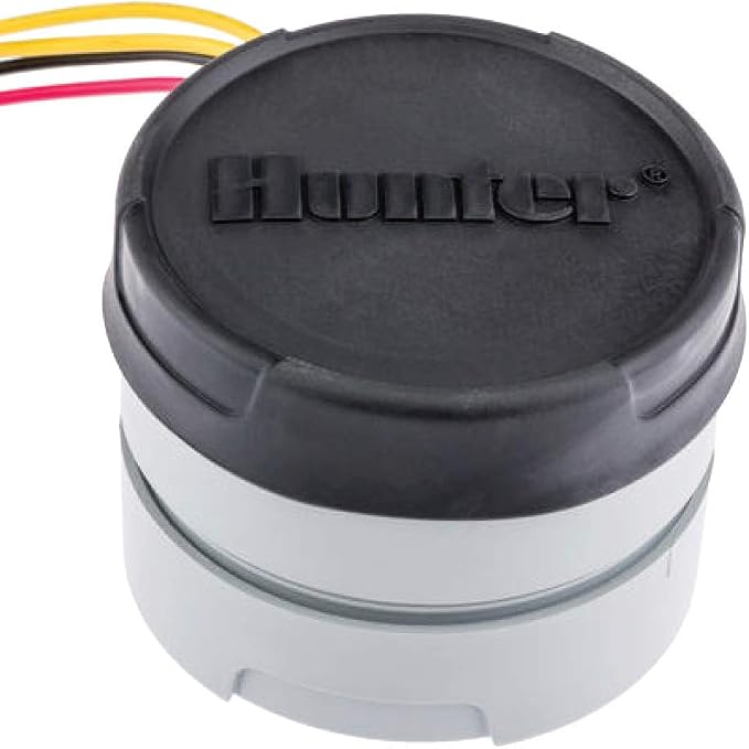 Hunter Node 100 Battery Operated Sprinkler Timer with Solenoid, Waterproof Irrigation Controller for Valves, Wireless, Outdoor, Easy Install, No Wiring Needed for Drip or Remote Systems