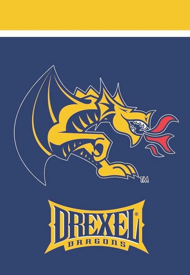 Drexel University NCAA House Flag 28" x 40" Briarwood Lane