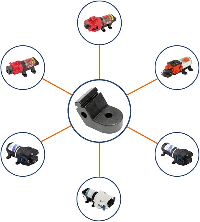 Replacement Rubber Pump Foot for High-Flo Sprayer Pump, Sprayer Parts 5095202 (Pack of 4)