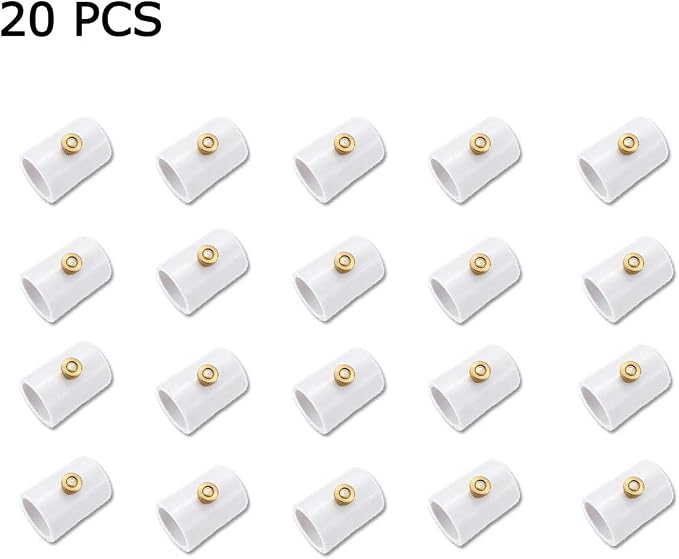 CozyCabin 1/2 inch PVC Splitter With Brass Mist Nozzle (Pack of 20)