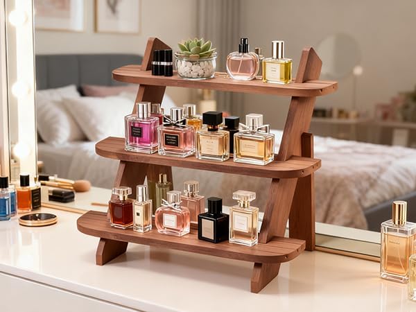Wooden Display Stand, Tiered Cupcake Stand, 3 Tier Display Stand Riser - Image 5