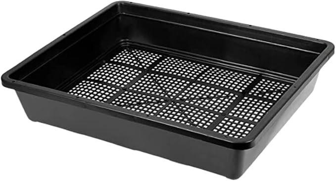 BeGrit Soil Blocking Trays 15x12 inch Seed Starter Trays 5 Pack Mesh Trays for Seedling, Microgreen, Soil Blocks, Wheatgrass