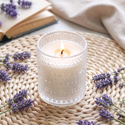 DARJEN 12 Pcs 8oz Glass Candle Jars with Lids, Candle Tins-Clear - Image 5