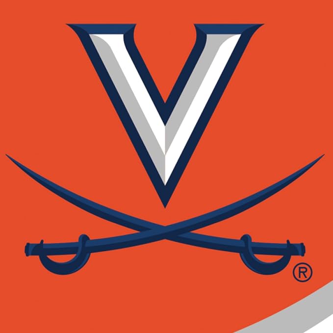 NCAA University of Virginia House Flag, 28 x 44, Double Sided Garden Flags for Outside, Outdoor College Flags & Banners for Gardens Patio, Indoor Wall Decor Flag for Room