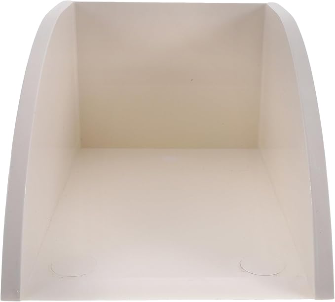 Uonlytech Water Dustpan Rain Barrels to Collect Rainwater from Gutter Splash Guard Downspout Splash Guard Gutter Downspout Block Rain Splash Block Splash Proof Pvc White Bucket