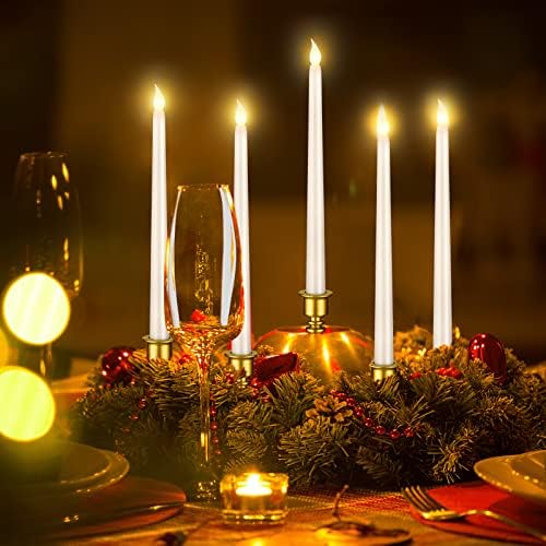 Fumete 16 Pcs Flameless Candles with Gold Base - Image 5