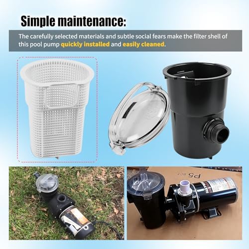 SPX1500LX Filter Pump Basket Compatible with Hayward Powerflo LX/II Series | XQK Strainer Basket Compatible with Hayward Power-Flo LX SP1580 SP1580X15 SP1520UN EP1500LX SP1575LX SP1680, II SP1700 SP1705