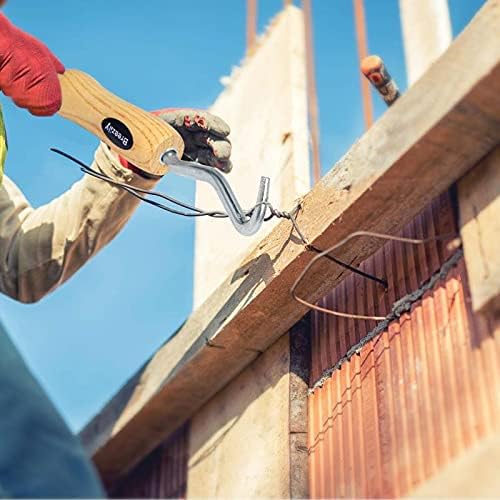 4 Pieces Wire Twister,Rebar Wire Twister Pull Tie Wire Twister, Concrete Metal Wire Twisting Fence Tool