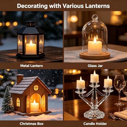 Rechargeable Flameless Candles with Remote Timer - Image 6
