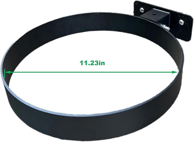 5-Gallon Bucket Holder, Wall-Mounted Istallation,Applicable to Courtyards, Warehouses, and Horse Farms (Excluding Buckets) (Black 1 PCS)